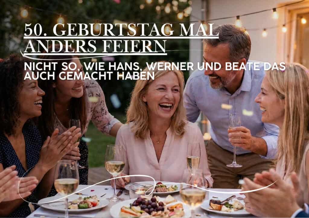 50. Geburtstag mal anders feiern