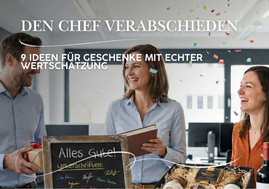 Abschiedsgeschenk Chef Ideen