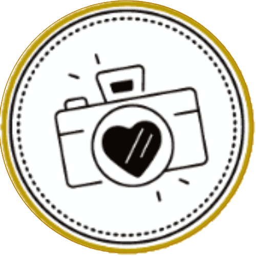 Fotobox Icon – steht für die Fotofunktion im Videofon, mit der Hochzeitsgäste spontane und lustige Fotos aufnehmen können